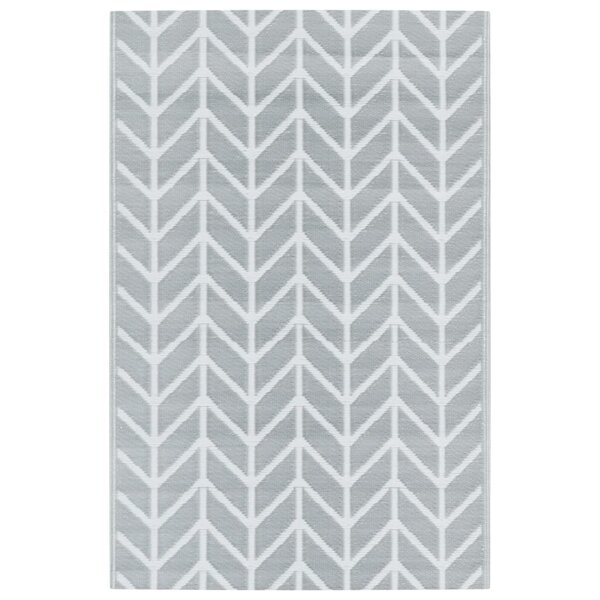 vidaXL Tapis d'extérieur ARAKIL Gris 190x290 cm PP