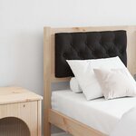 vidaXL Tête de lit Autre Marron et noir 140 cm Bois massif en pin