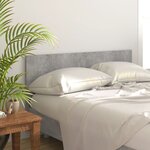 vidaXL Tête de lit Gris béton 160x1 5x80 cm Bois d'ingénierie