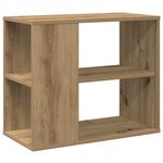 vidaXL Armoire latérale chêne artisanal 60x30x50 cm bois d'ingénierie