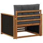 vidaXL Sofa de milieu extérieur Naturel