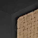 vidaXL Meuble TV 120x30x40 cm Bois massif de manguier