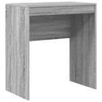 vidaXL Bureau avec rangement Gris Sonoma Bois d'ingénierie