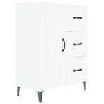 vidaXL Buffet blanc 69 5x34x90 cm bois d'ingénierie
