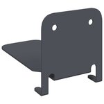 vidaXL Étagère Flottante Invisible 4 pc Anthracite 6 x 11 x 6 5 cm