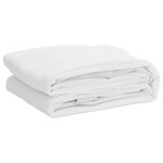 vidaXL Protège-matelas blanc 140x190 cm imperméable