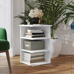 vidaXL Armoire latérale Blanc 35x35x55 cm Aggloméré