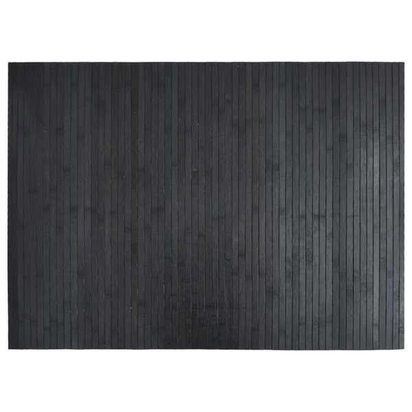 vidaXL Tapis rectangulaire gris 70x100 cm bambou