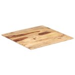 vidaXL Dessus de table bois massif d'acacia 15-16 mm 80x80 cm
