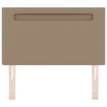 Tête de lit vidaXL Design Simple Cappuccino 100 cm en Similicuir