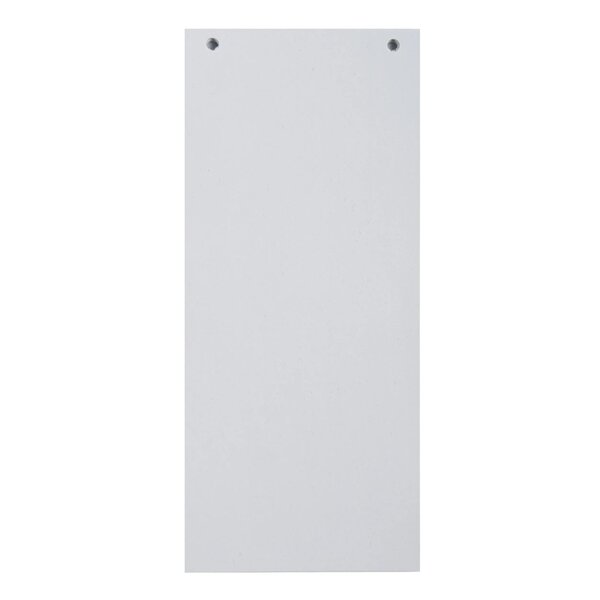 Paquet 100 Fiches Intercalaires Horizontales Unies Perforées Forever - 105x240mm - Blanc - Exacompta