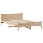 vidaXL Cadre de lit sans matelas 120x200 cm bois de pin massif