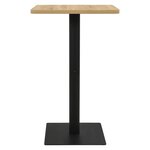 vidaXL Table de bistro Couleur chêne 78 5x78 5x107 cm
