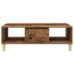 vidaXL Table basse Bois ancien 103 5 x 60 x 35 cm Bois d'ingénierie