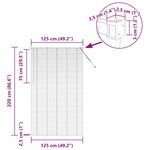 vidaXL Store de Fenêtre avec des rideaux Blanc Aluminium