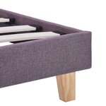 vidaXL Cadre de lit sans matelas taupe tissu 180x200 cm