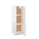 vidaXL Meuble TV mural Blanc brillant 40x34 5x100 cm