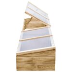 vidaXL Serre Bois de pin imprégné 200x50x35 cm