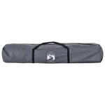vidaXL Tente de plage 4 personnes gris libération rapide imperméable