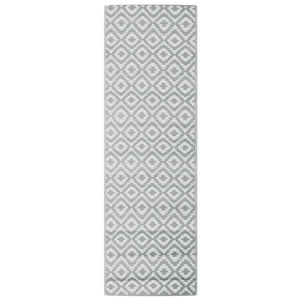 vidaXL Tapis d'extérieur gris 80x250 cm PP