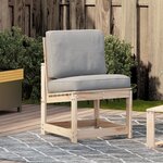 vidaXL Chaise de jardin 50 5x55x77 cm bois de pin massif