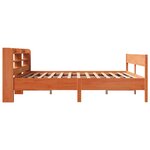 vidaXL Cadre de lit sans matelas cire marron 180x200cm bois pin massif