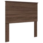 vidaXL Lit de Rangement Chêne brun 100 x 200 cm Bois d'ingénierie