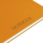 Notebook spiralé couverture rigide B5 160 Pages Ligné 6mm orange OXFORD
