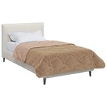 vidaXL Couette d'été 155 x 200 cm Été Taupe Respirant
