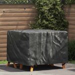vidaXL Housse pour mobilier d'extérieur Noir 100 x 100 x 70 cm 600D