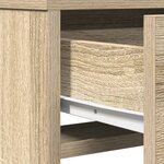 vidaXL Coiffeuse Chêne sonoma 50 x 41 x 135 cm Bois d'ingénierie