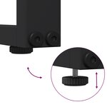 Ensemble de canapés de jardin 2 pièces vidaXL avec coussins anthracite pour une personne