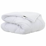 vidaXL Couettes & Duvets Blanc 155 x 220 cm Microfibre