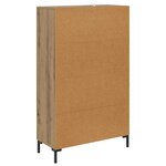 vidaXL Haut Armoire avec tiroir Chêne artisanal 69 5 x 31 x 115 cm