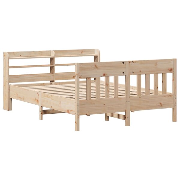 vidaXL Cadre de lit sans matelas 160x200 cm bois massif de pin