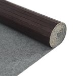 vidaXL Cloison de séparation marron foncé 165x800 cm bambou