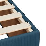 vidaXL Cadre de lit sans matelas bleu 100x200 cm velours