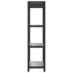 vidaXL Bibliothèque Sonoma gris 40 x 30 x 118 cm Bois d'ingénierie