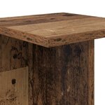 vidaXL Support de Plante 2 pièces Bois ancien 25 x 25 5 x 100 5 cm