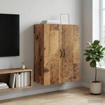 vidaXL Armoire Murale Bois ancien 66 x 34 5 x 90 cm Bois d'ingénierie