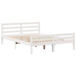 vidaXL Cadre de lit avec tête de lit sans matelas 160x200 cm