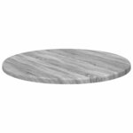 vidaXL Plateau de table Sonoma gris 40 x 40 x 1.5 cm Bois d'ingénierie