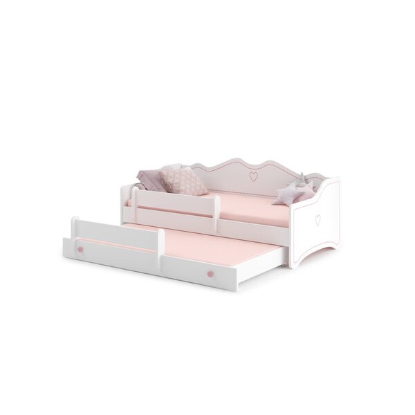 Lit enfant Emma+ gigogne 160cm avec matelas