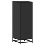 vidaXL Armoire de salle de bain noir 35x37 5x100 cm bois d'ingénierie