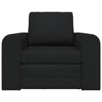 vidaXL Canapé-Lit Noir 98 x 71 x 83 cm tissu