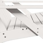 vidaXL Chaises de jardin adirondack lot de 2 75x77x77 cm