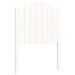 vidaXL Cadre de lit sans matelas blanc bois de pin massif
