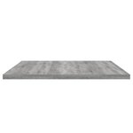 vidaXL Étagères murales 4 Pièces sonoma gris 80x40x1 5 cm bois ingénierie