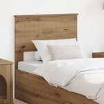 vidaXL Tête de lit Chêne artisanal 75 cm Bois d'ingénierie