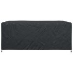 vidaXL Housse pour meubles Uni Noir 270 x 180 x 90 cm 600D